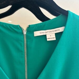 Diane Von Furstenberg Teal Dress